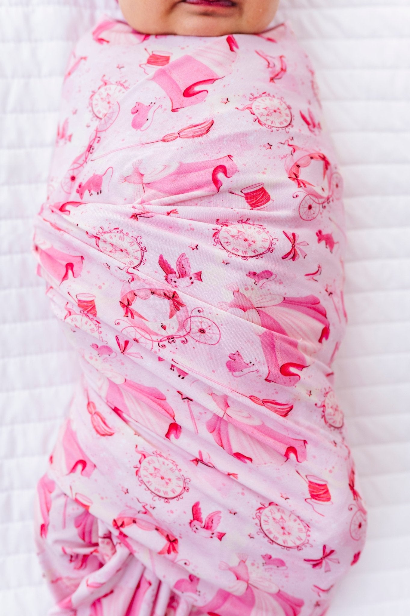 Swaddle Bow Set - ROYAL ROSÉ - The Sleepy Sloth