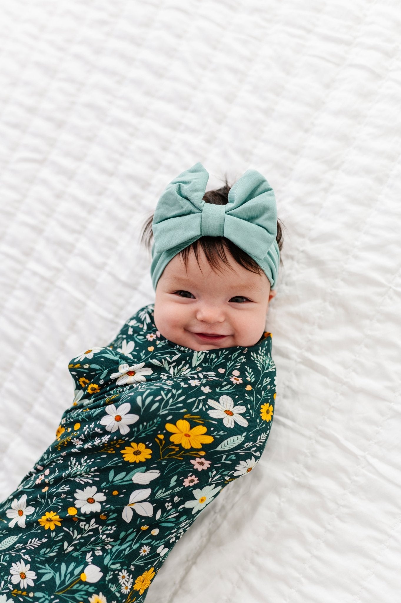 SWADDLE BOW SET - WILDFLOWER DREAMS - The Sleepy Sloth