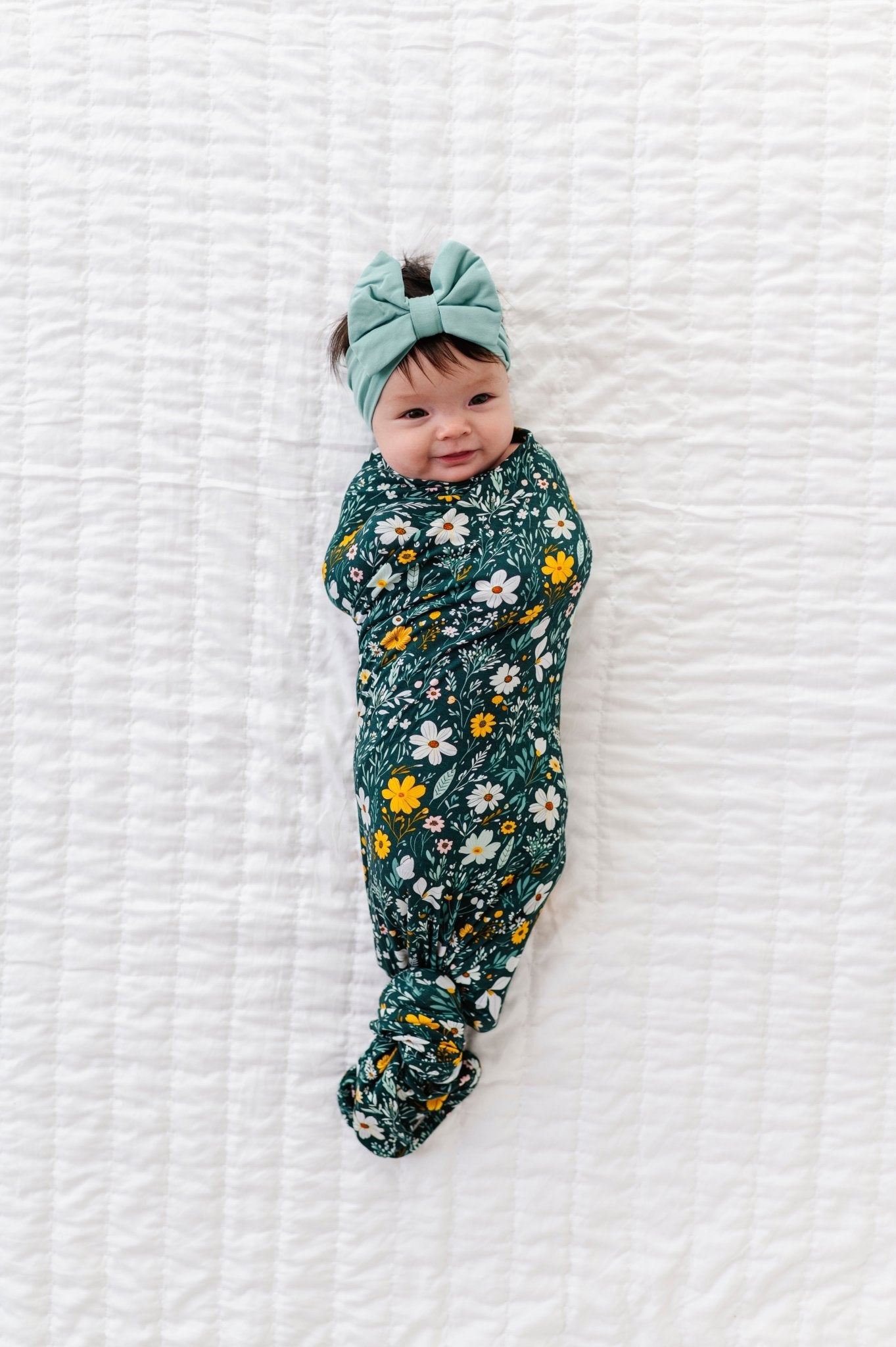 SWADDLE BOW SET - WILDFLOWER DREAMS - The Sleepy Sloth