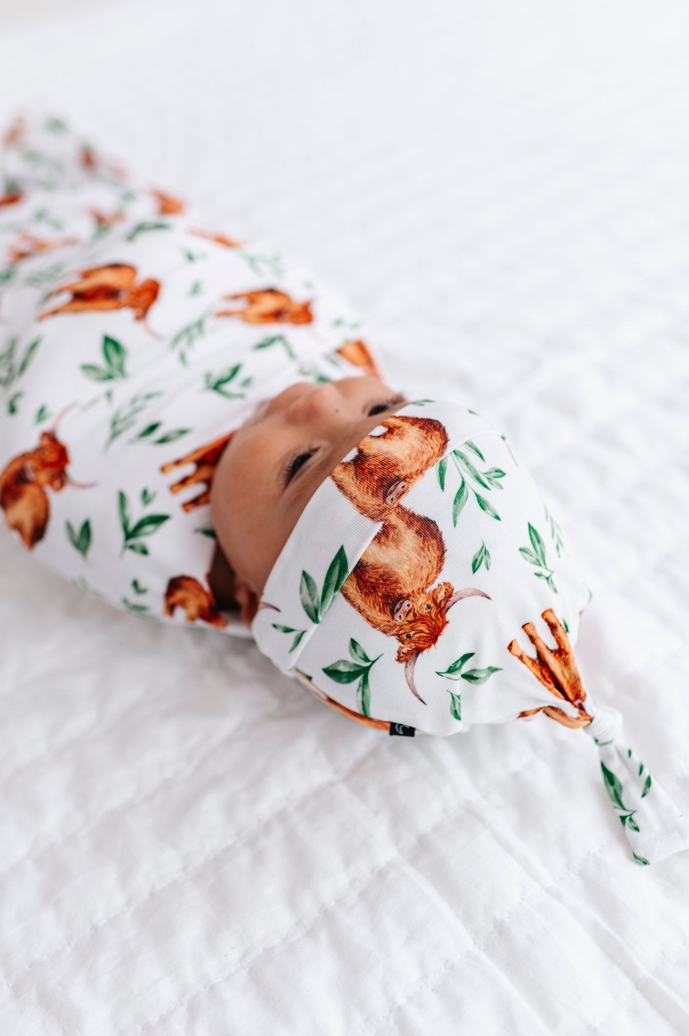 SWADDLE HAT SET - MASON - The Sleepy Sloth