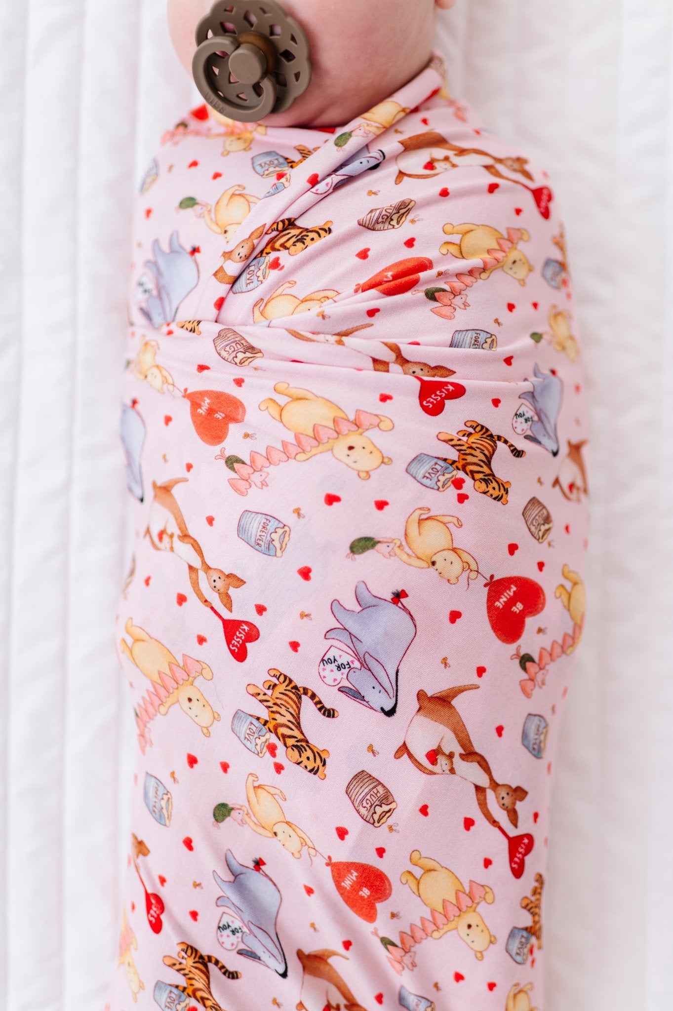 SWADDLE SET - 100 ACRES OF KISSES - The Sleepy Sloth