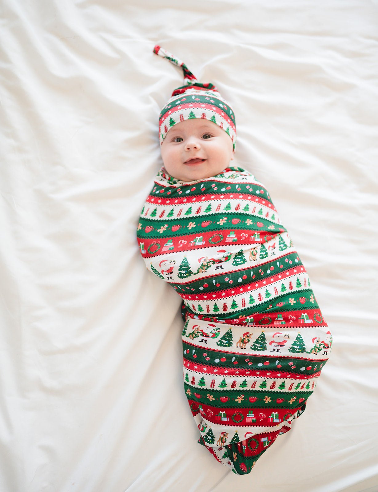 SWADDLE SET - FAIR ISLE - The Sleepy Sloth