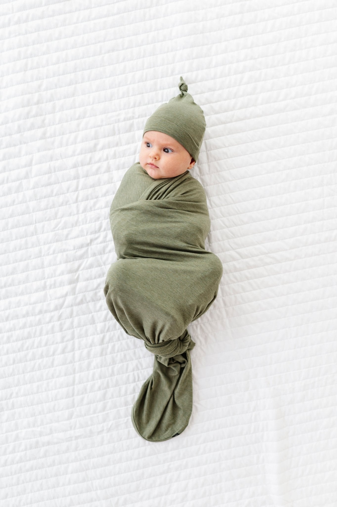 SWADDLE SET - OLIVE - The Sleepy Sloth