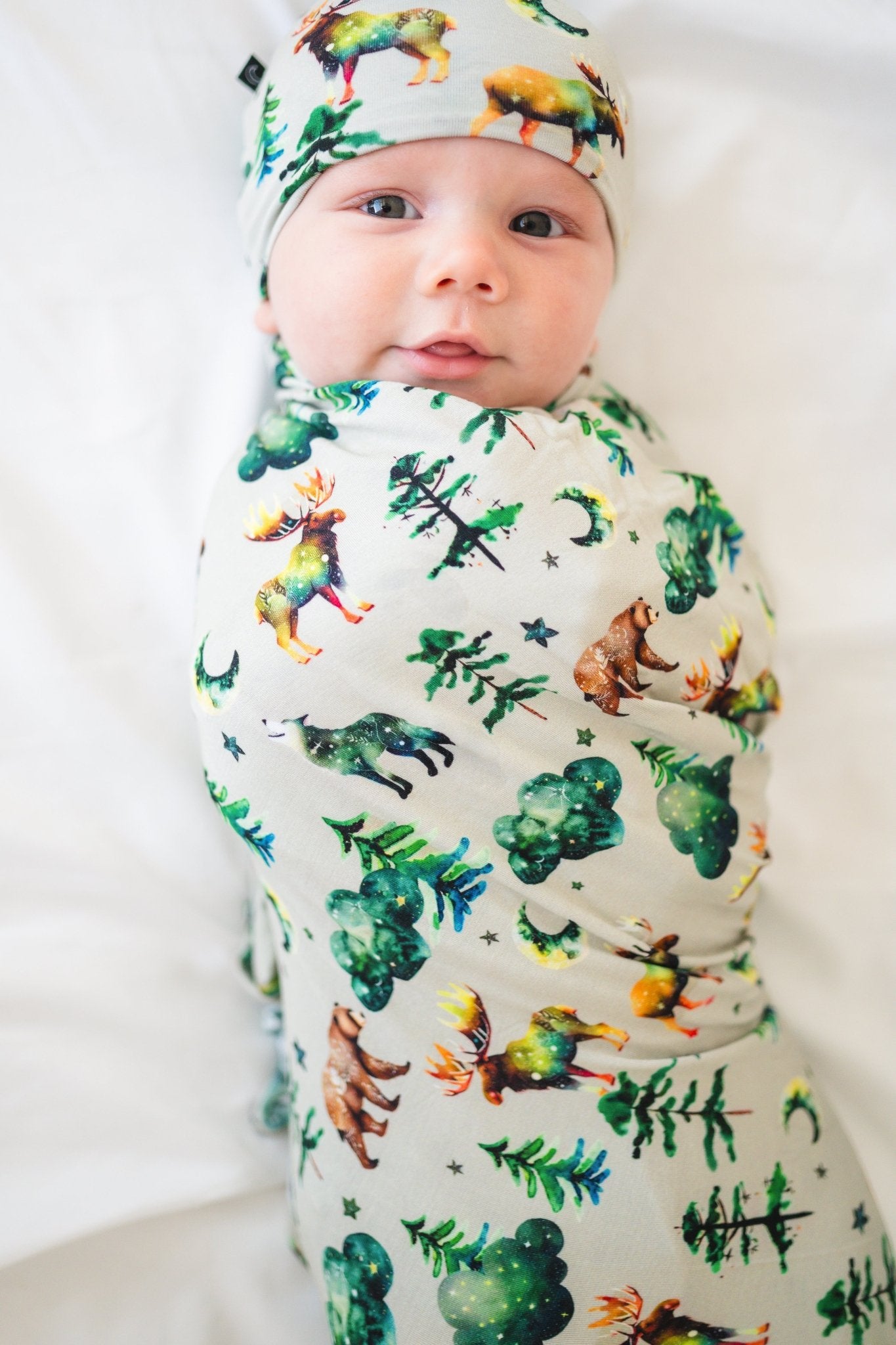 SWADDLE SET - WOODLAND NIGHTS - The Sleepy Sloth