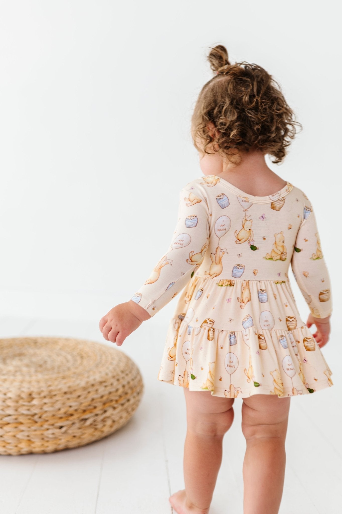 TIERED BODYSUIT TWIRLIE DRESS - 100 ACRES OF KINDNESS - The Sleepy Sloth