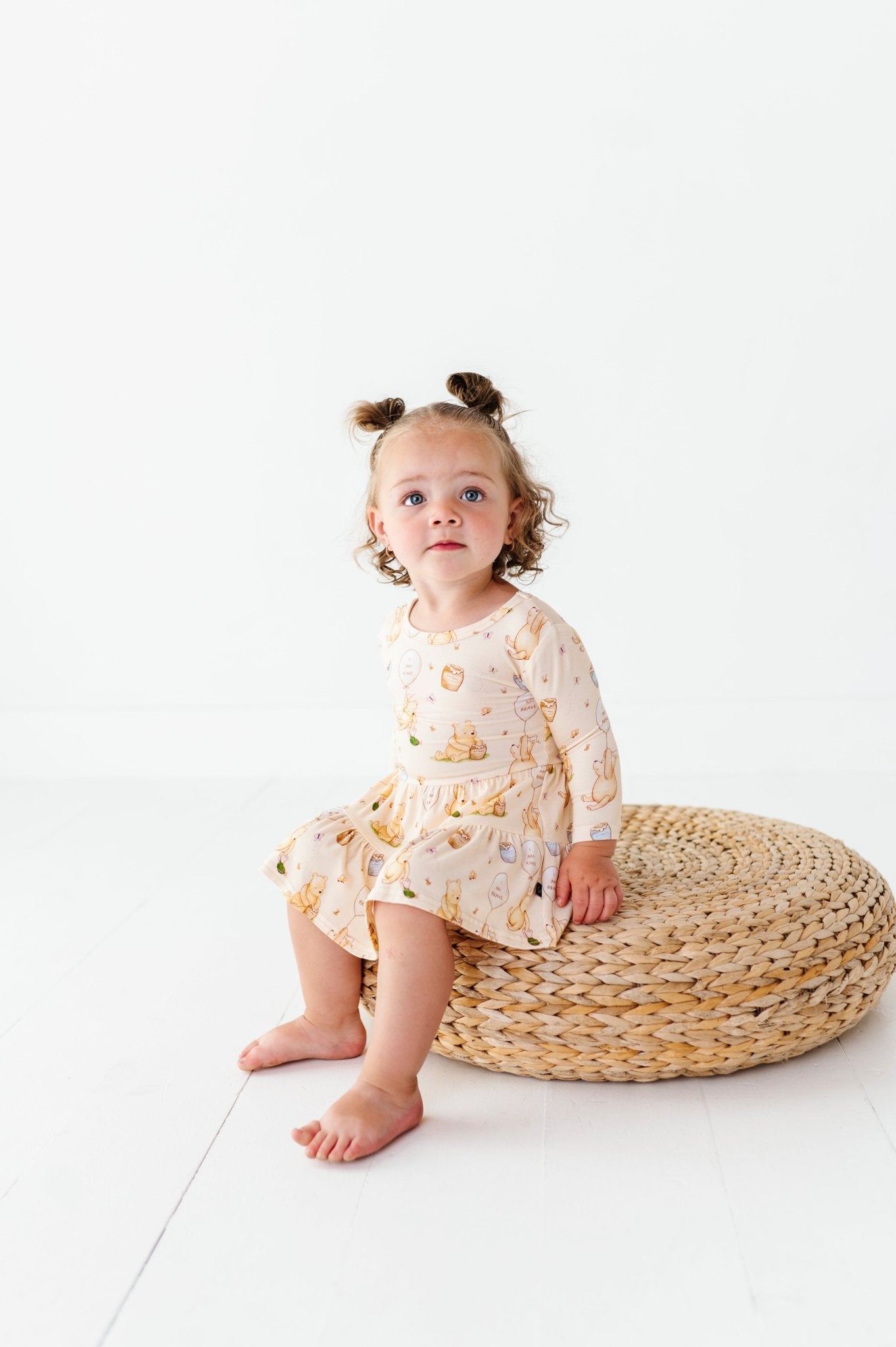 TIERED BODYSUIT TWIRLIE DRESS - 100 ACRES OF KINDNESS - The Sleepy Sloth