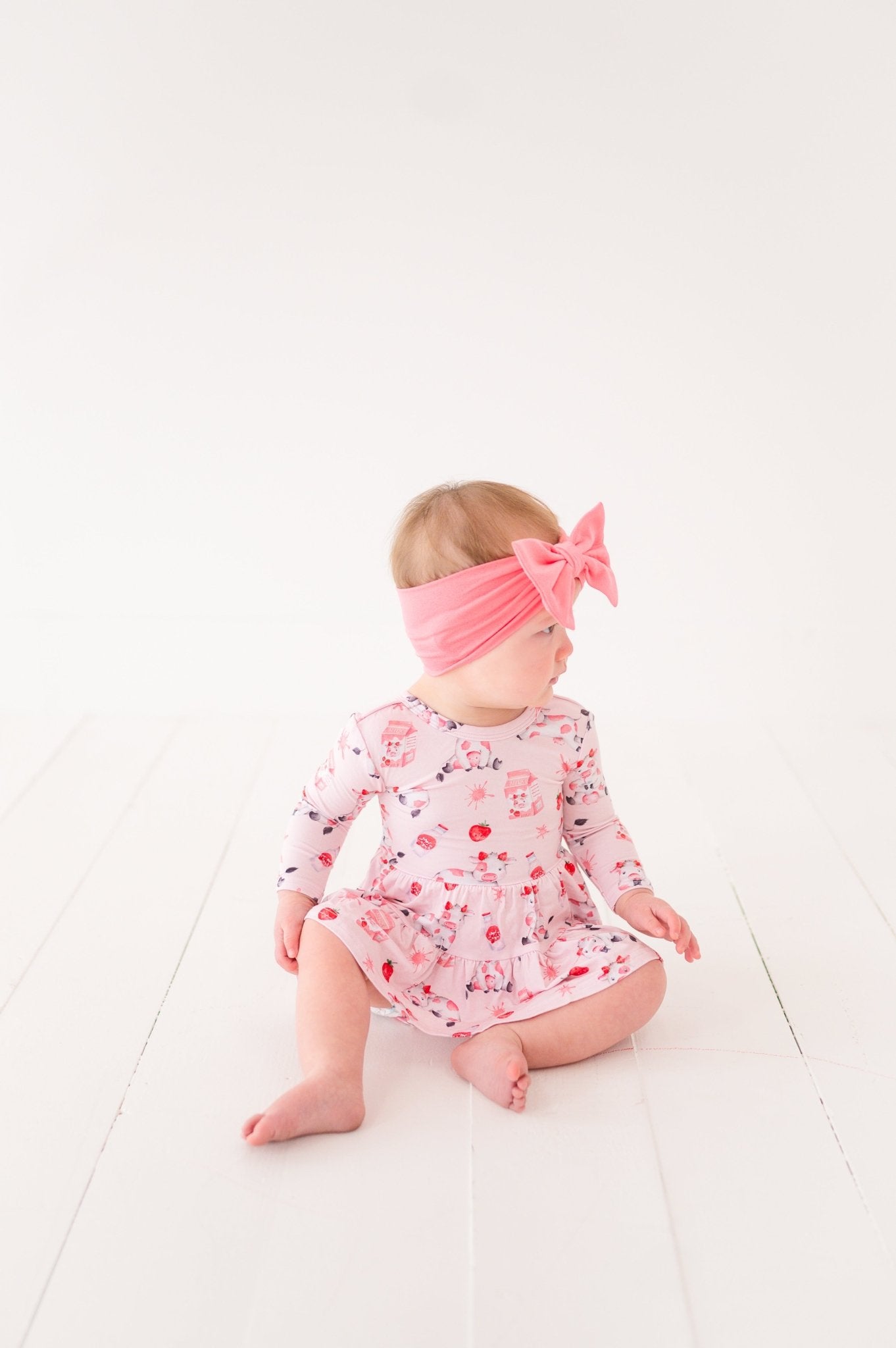 TIERED BODYSUIT TWIRLIE DRESS - BERRYLICIOUS - The Sleepy Sloth