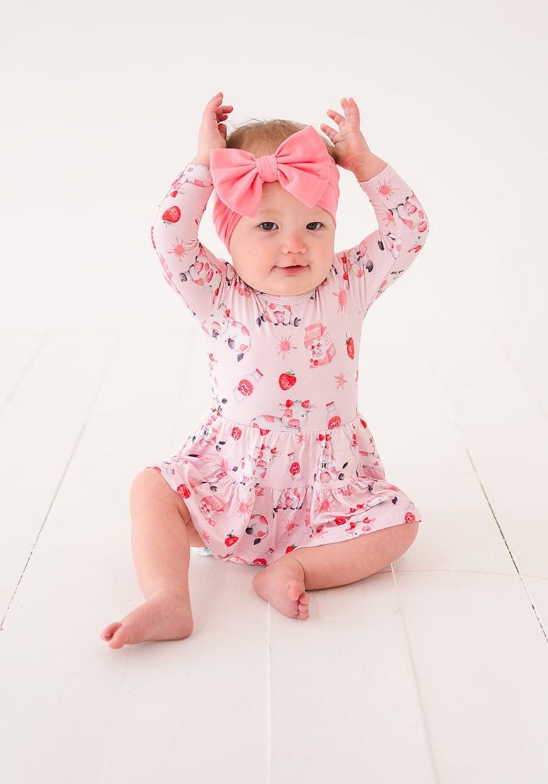 Tiered Bodysuit Twirlie Dress - BERRYLICIOUS - The Sleepy Sloth