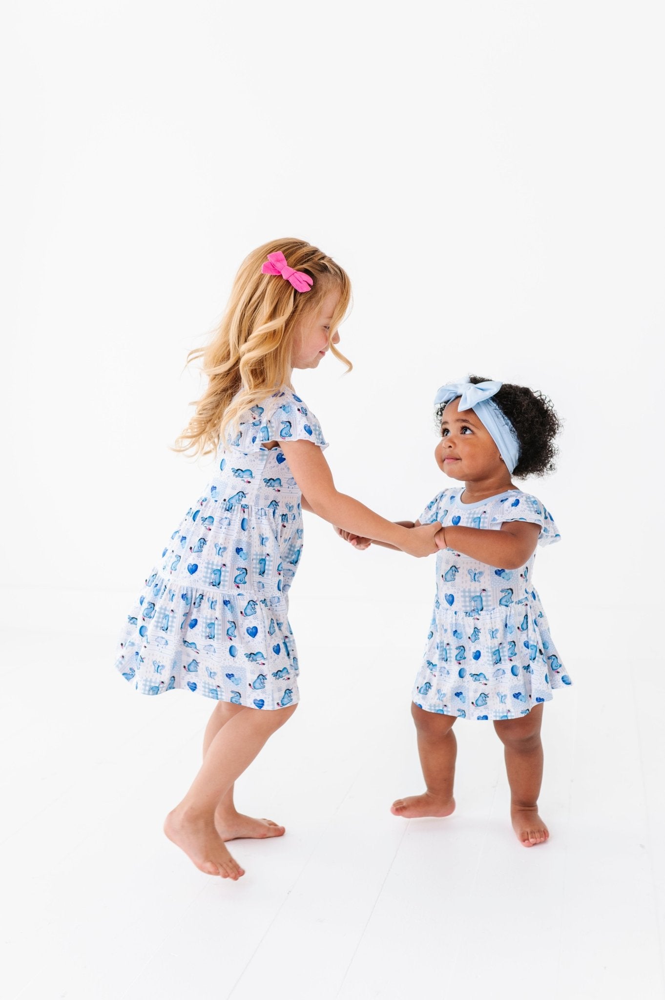 TIERED FLUTTER SLEEVE TWIRL - EEYORE THE BEST - The Sleepy Sloth