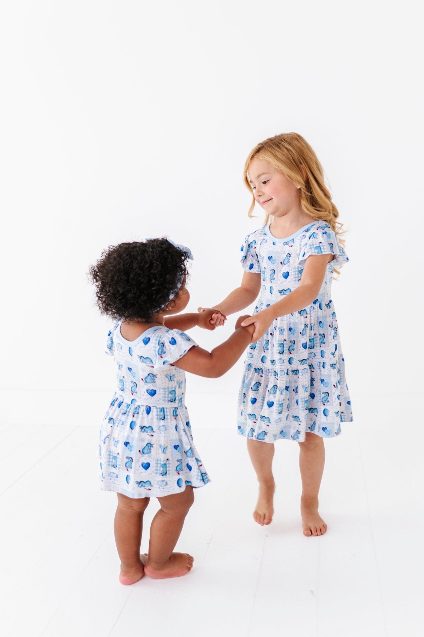 TIERED FLUTTER SLEEVE TWIRL - EEYORE THE BEST - The Sleepy Sloth