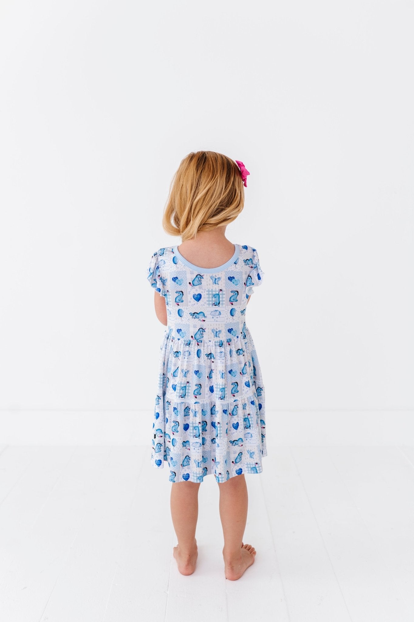 TIERED FLUTTER SLEEVE TWIRL - EEYORE THE BEST - The Sleepy Sloth