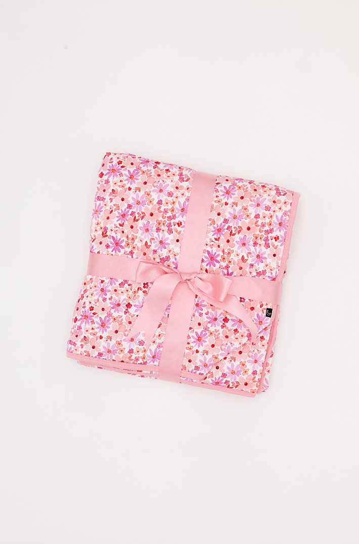 TODDLER BLANKIE - BLUSHING BLOOMS - The Sleepy Sloth