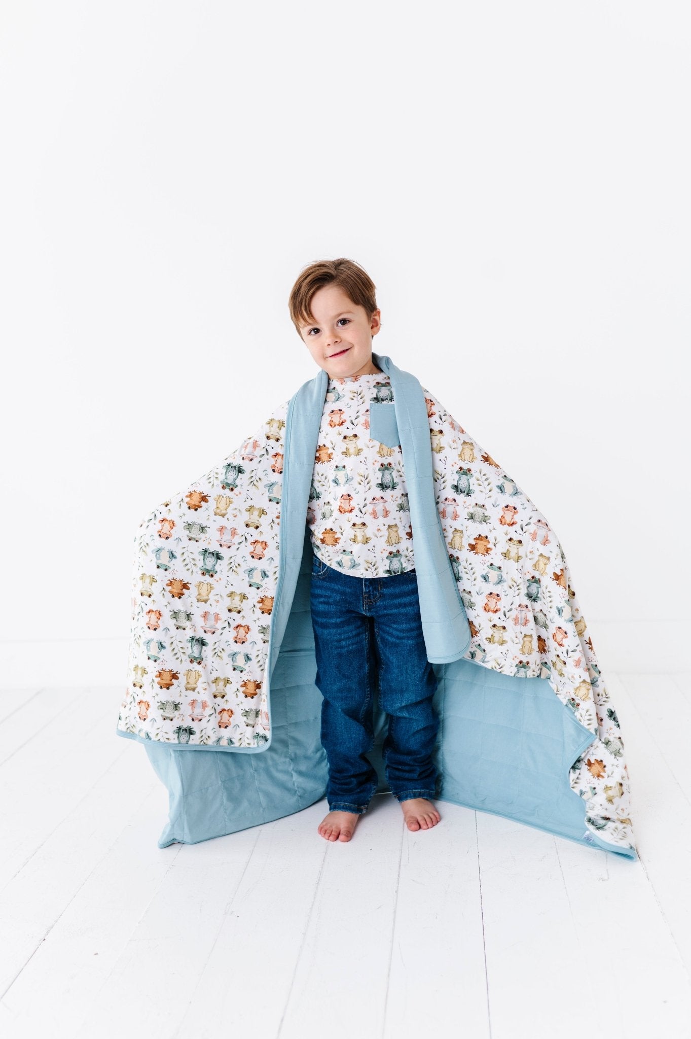 TODDLER BLANKIE - FROGGING AWESOME - The Sleepy Sloth