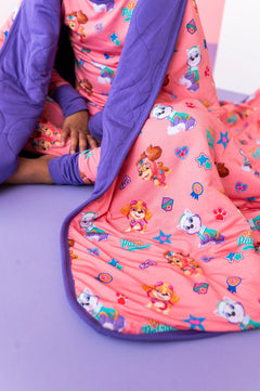 TODDLER BLANKIE- PAW PATROL™ ALL-STARS PAWfect Pink Crew