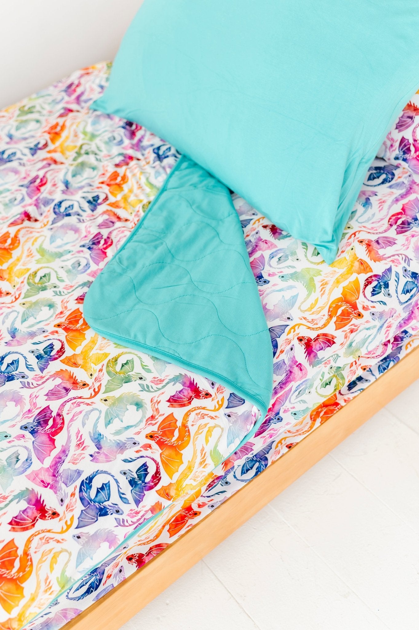 TODDLER BLANKIE - RAINBOW TAILS - The Sleepy Sloth