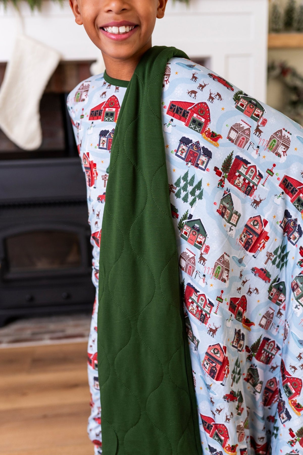 Toddler Blankie - Santa's Village - The Sleepy Sloth