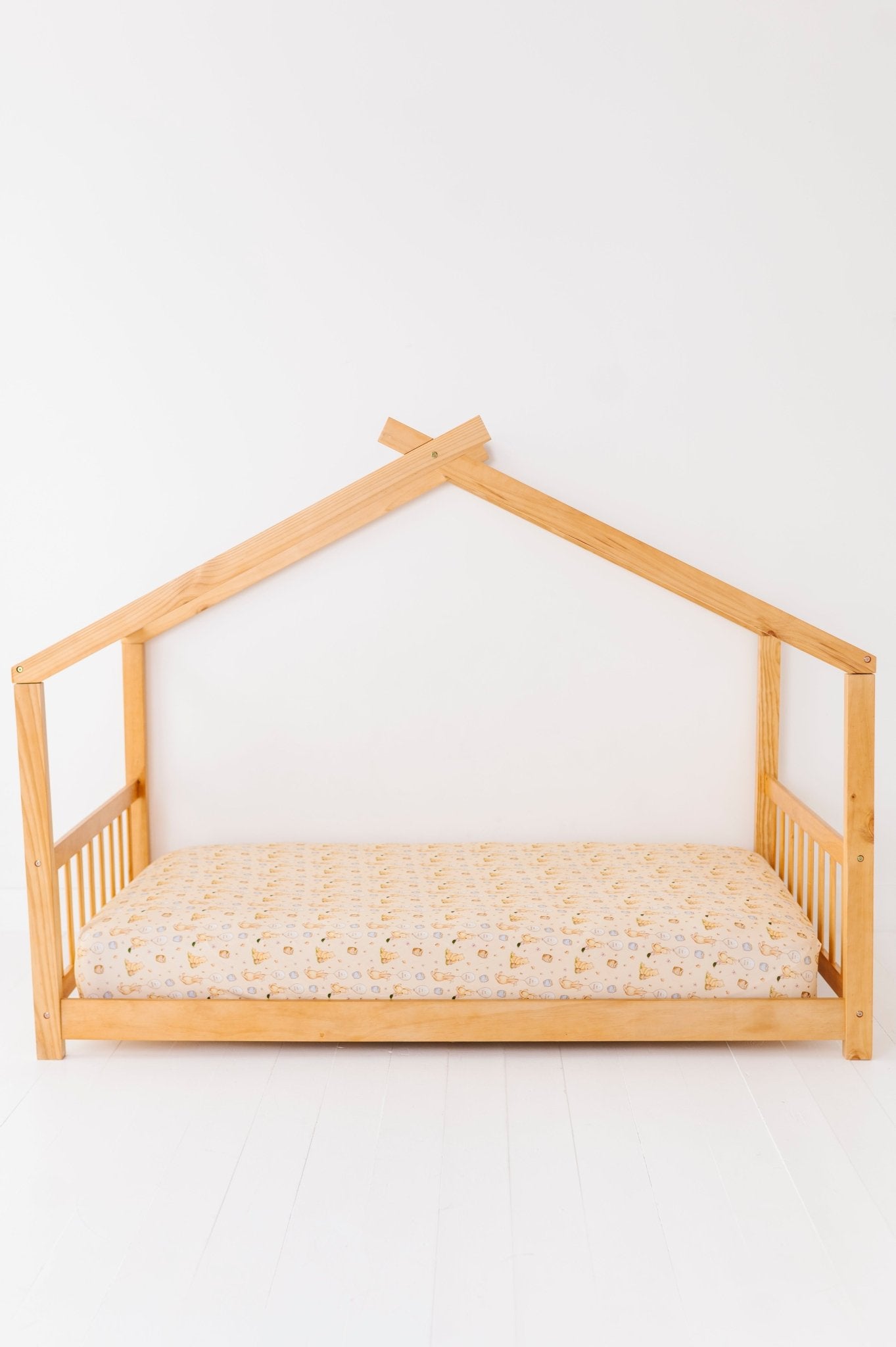 TWIN FITTED SHEET - 100 ACRES OF KINDNESS - The Sleepy Sloth