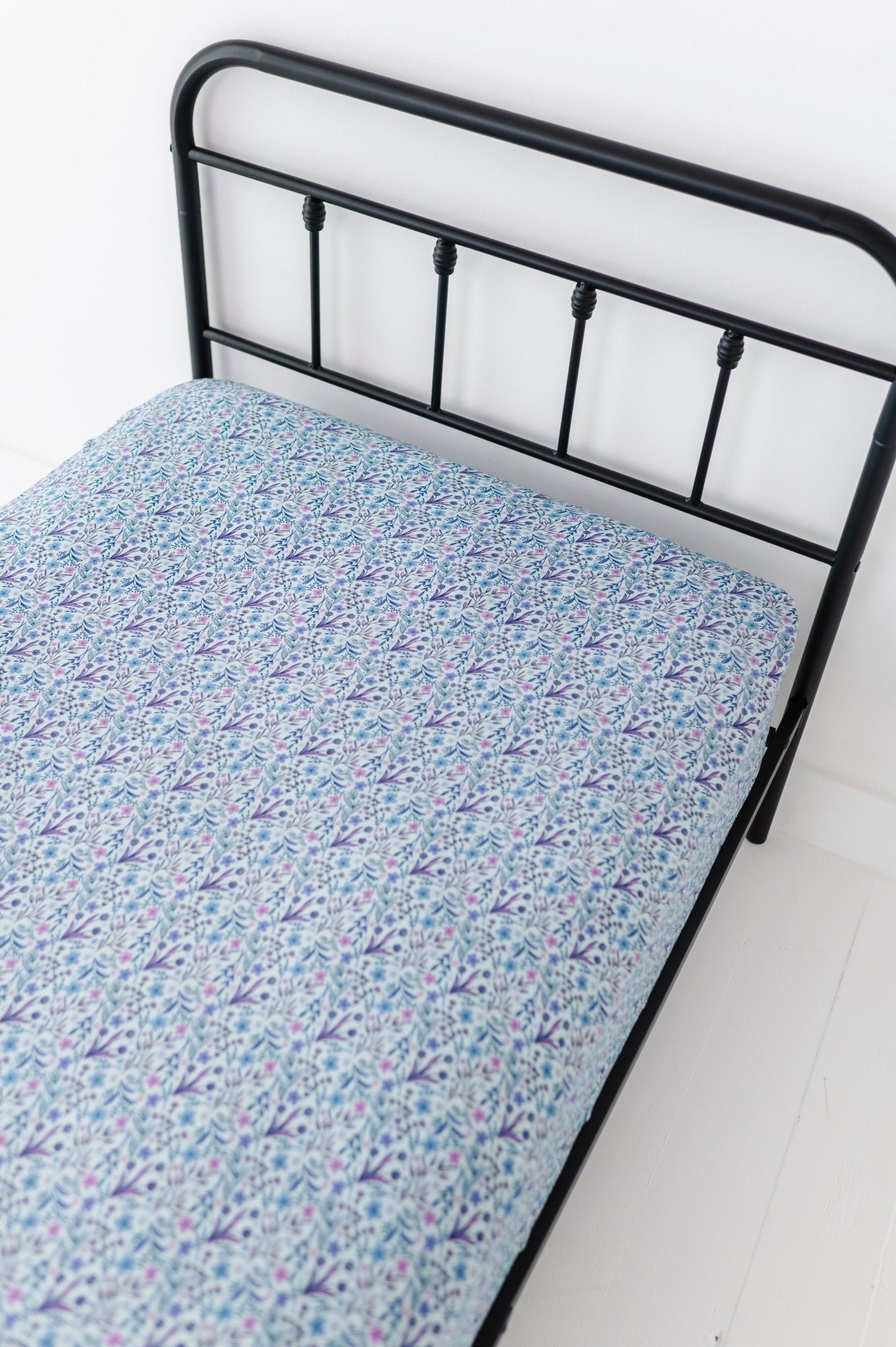 Twin Fitted Sheet - LAVENDER LOVE - The Sleepy Sloth