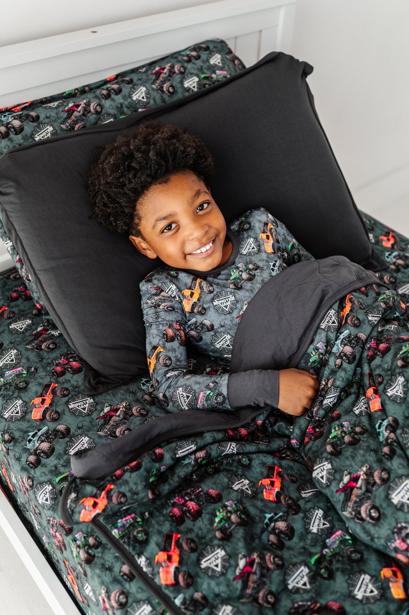 Twin Fitted Sheet - Monster Jam™ Web Of Wreckage - The Sleepy Sloth