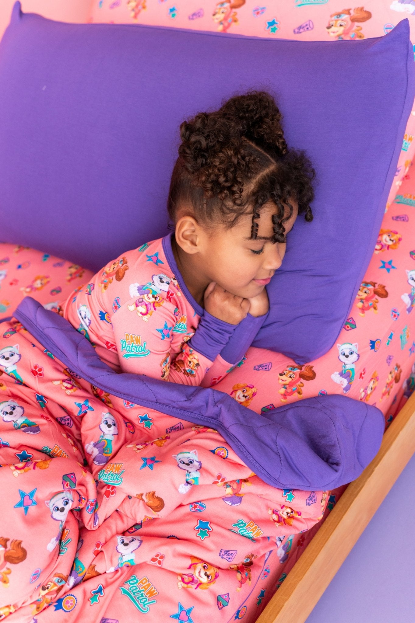 TWIN FITTED SHEET - PAW PATROL™ ALL - STARS PAWfect Pink Crew - The Sleepy Sloth