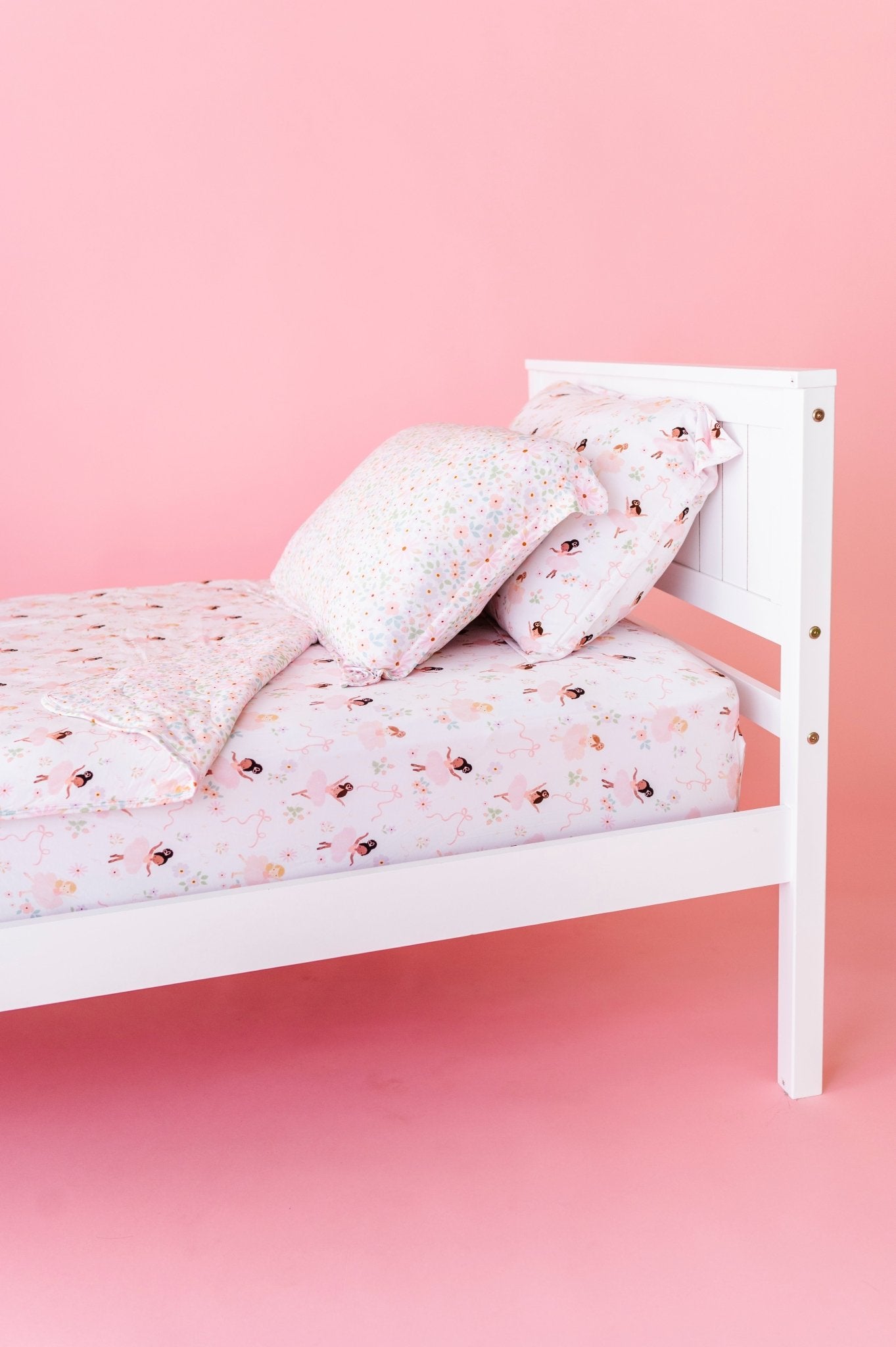 Twin Fitted Sheet - Plié All Day - The Sleepy Sloth