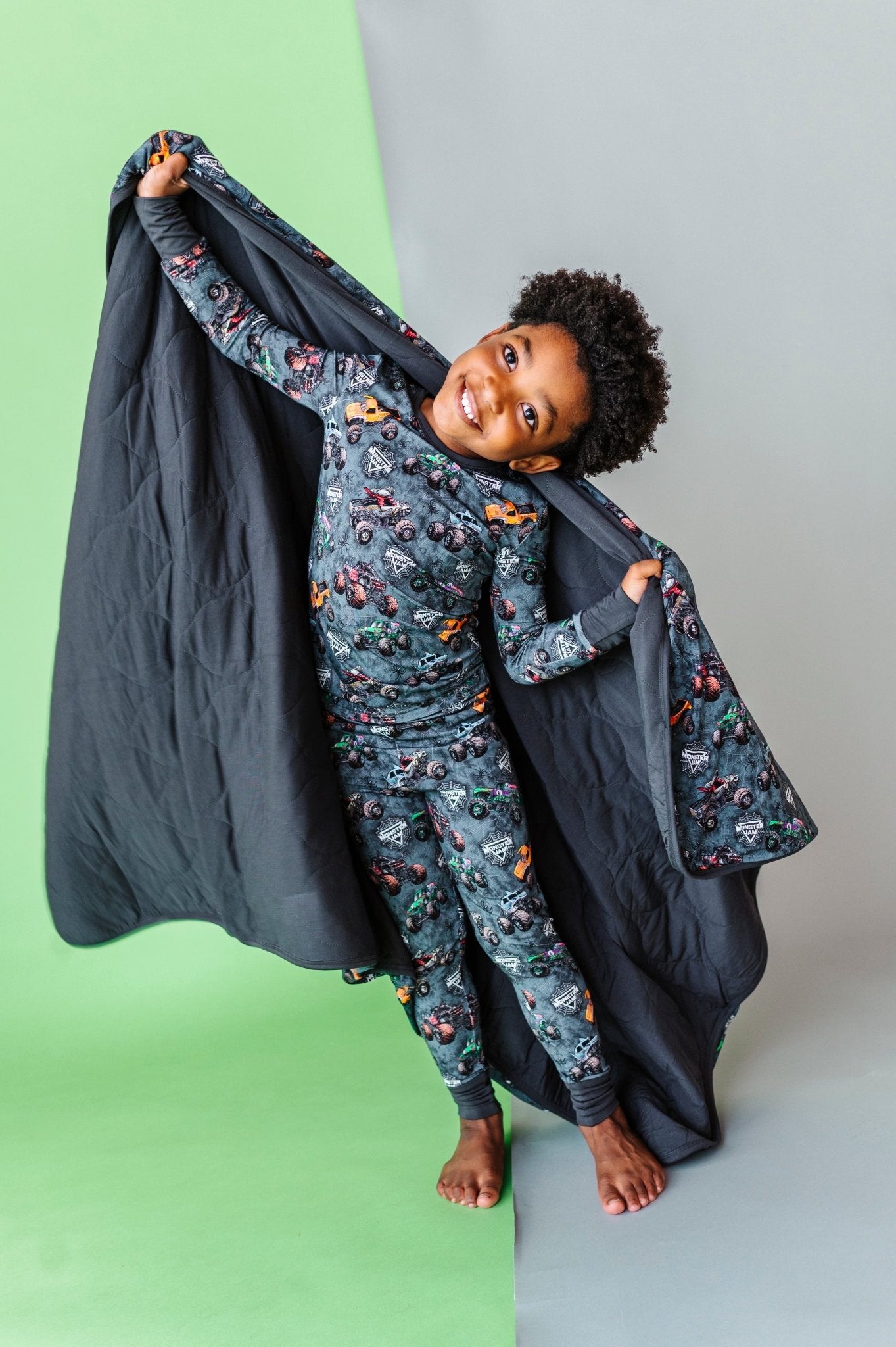 Twin Quilted Blankie - Monster Jam™ Web Of Wreckage - The Sleepy Sloth