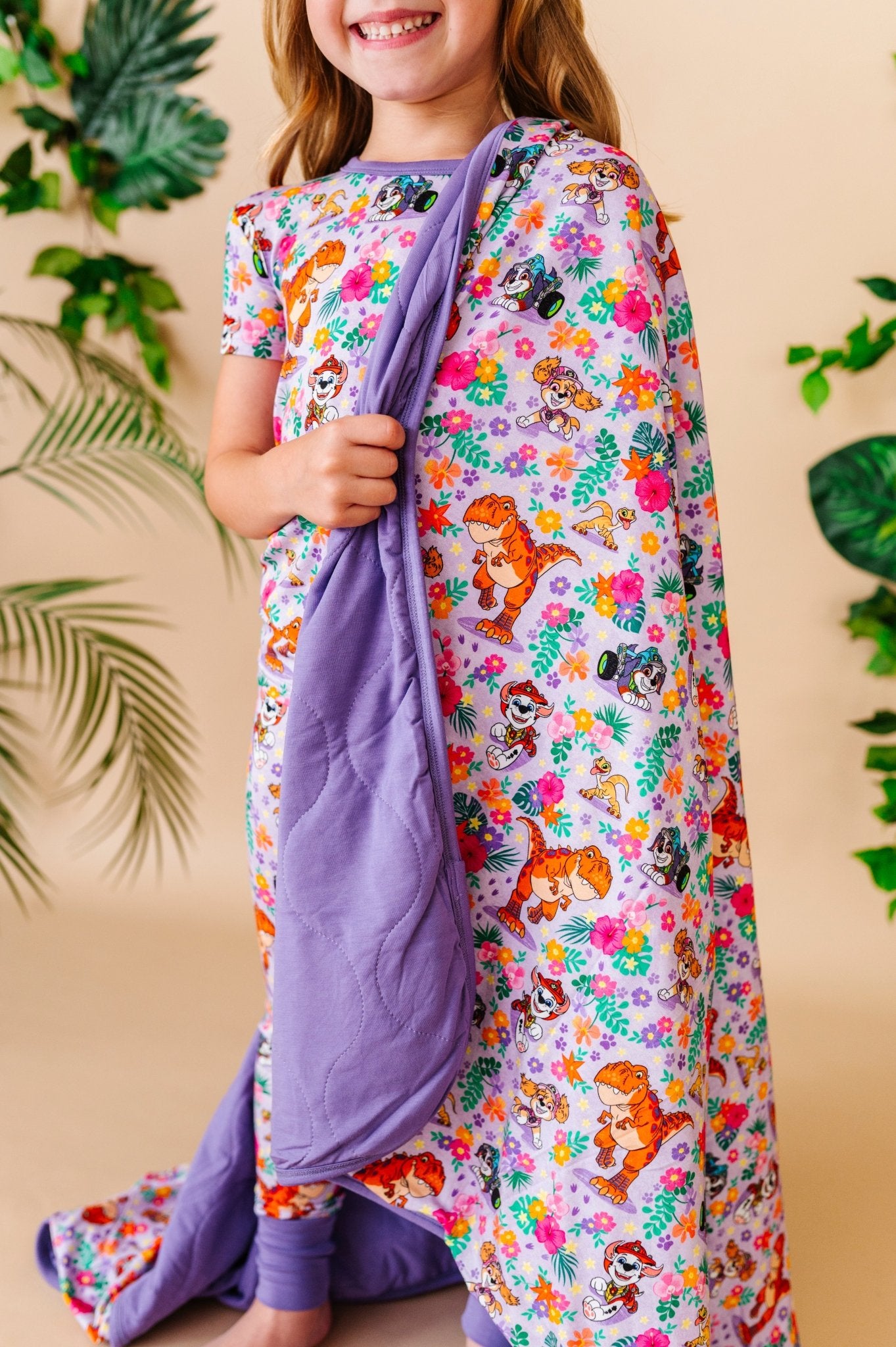 Twin Quilted Blankie - PAW Patrol: The Dino Movie™ Isla Bloom - The Sleepy Sloth