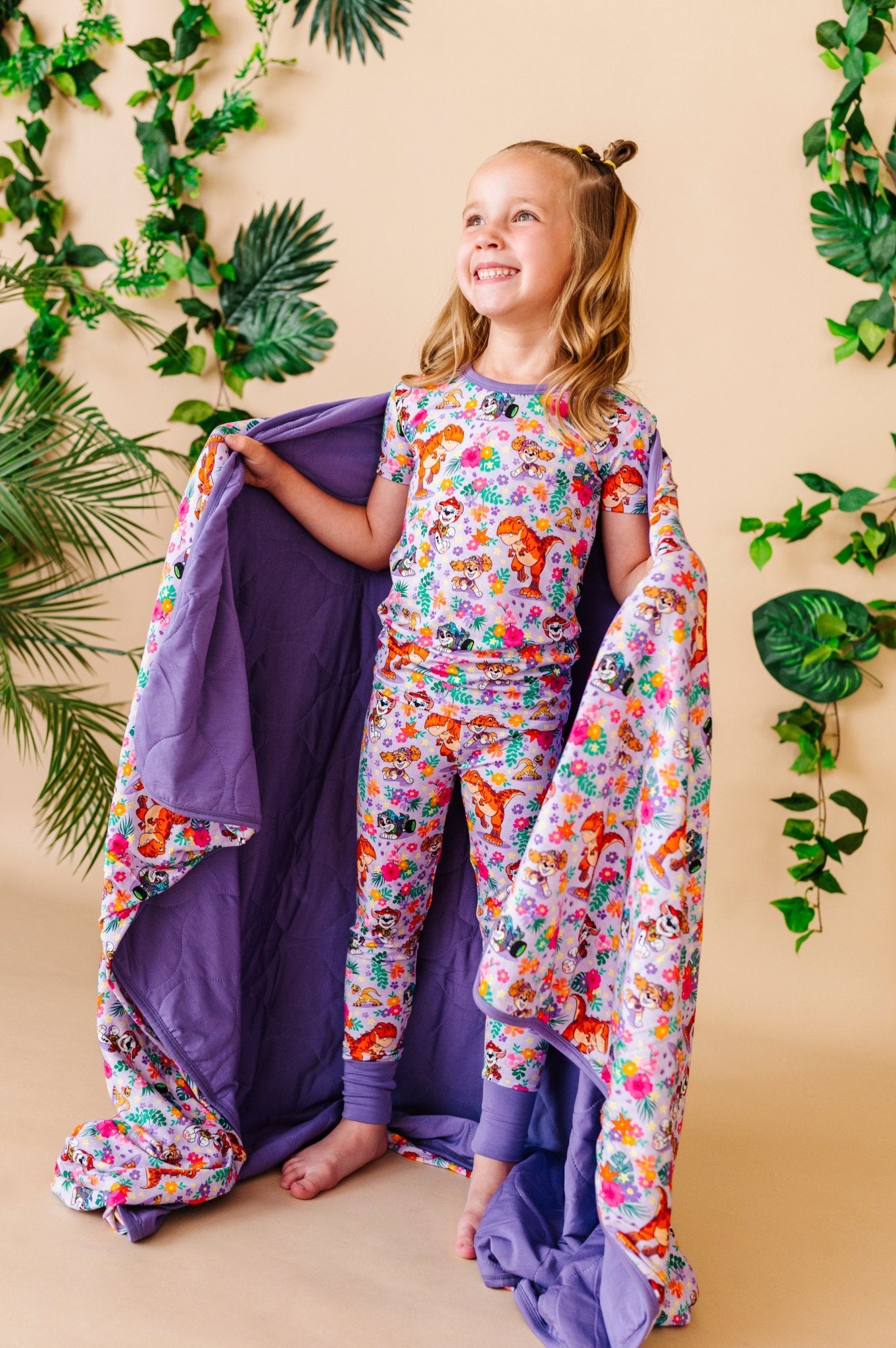 Twin Quilted Blankie - PAW Patrol: The Dino Movie™ Isla Bloom - The Sleepy Sloth
