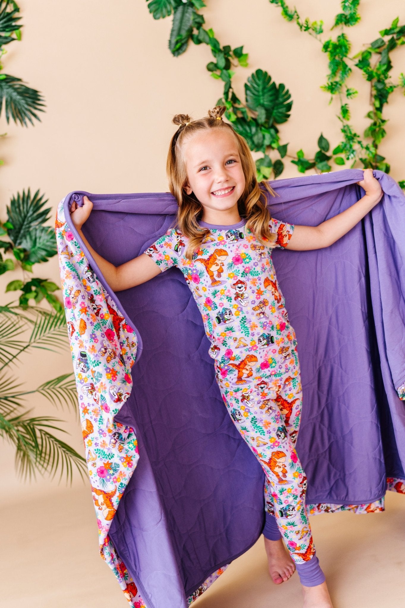 Twin Quilted Blankie - PAW Patrol: The Dino Movie™ Isla Bloom - The Sleepy Sloth
