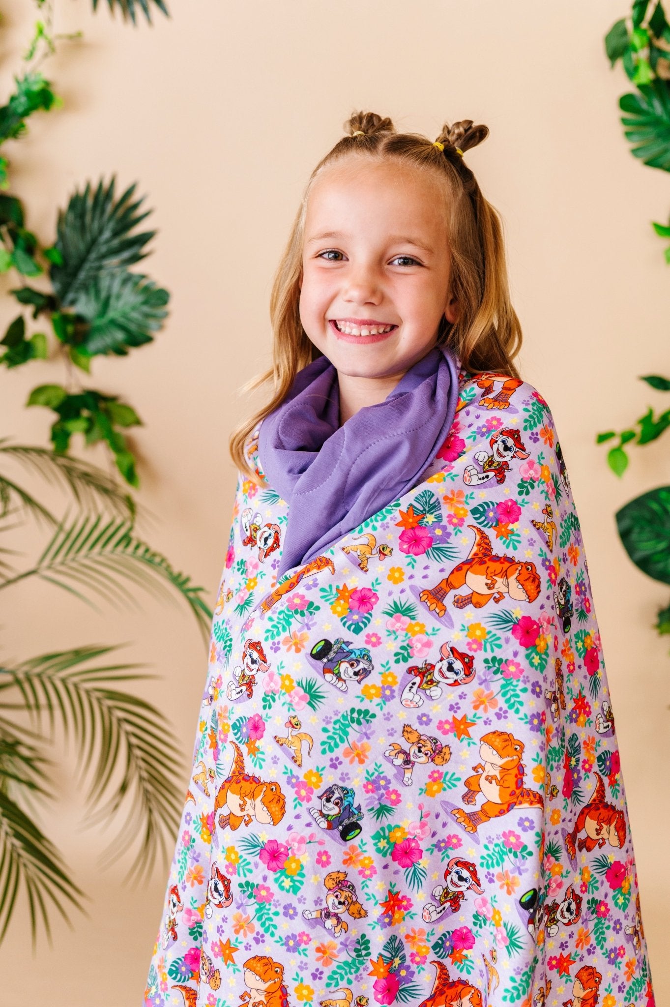 Twin Quilted Blankie - PAW Patrol: The Dino Movie™ Isla Bloom - The Sleepy Sloth
