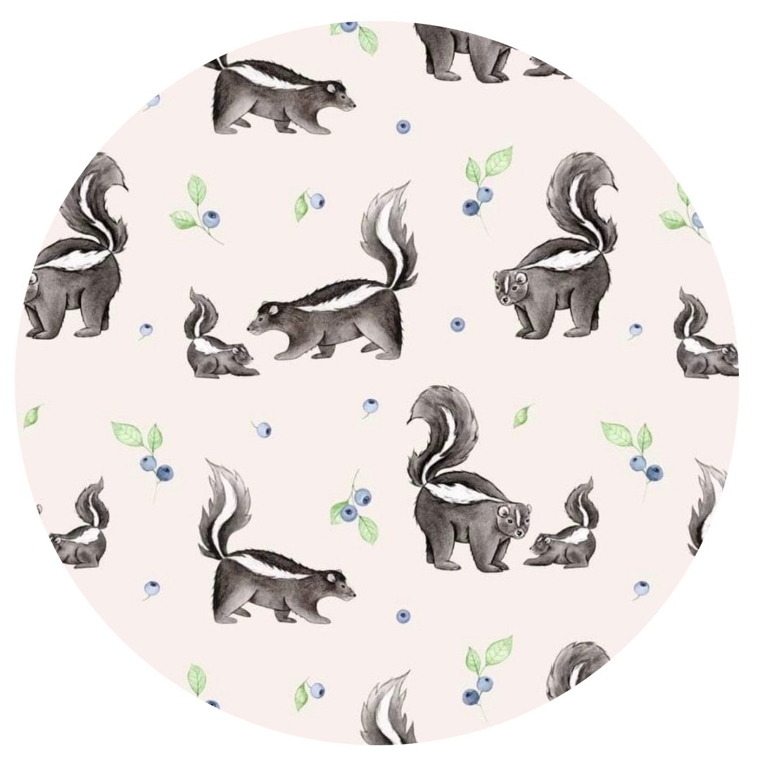 TWIN SHEET SET - BERRY STINKY - The Sleepy Sloth