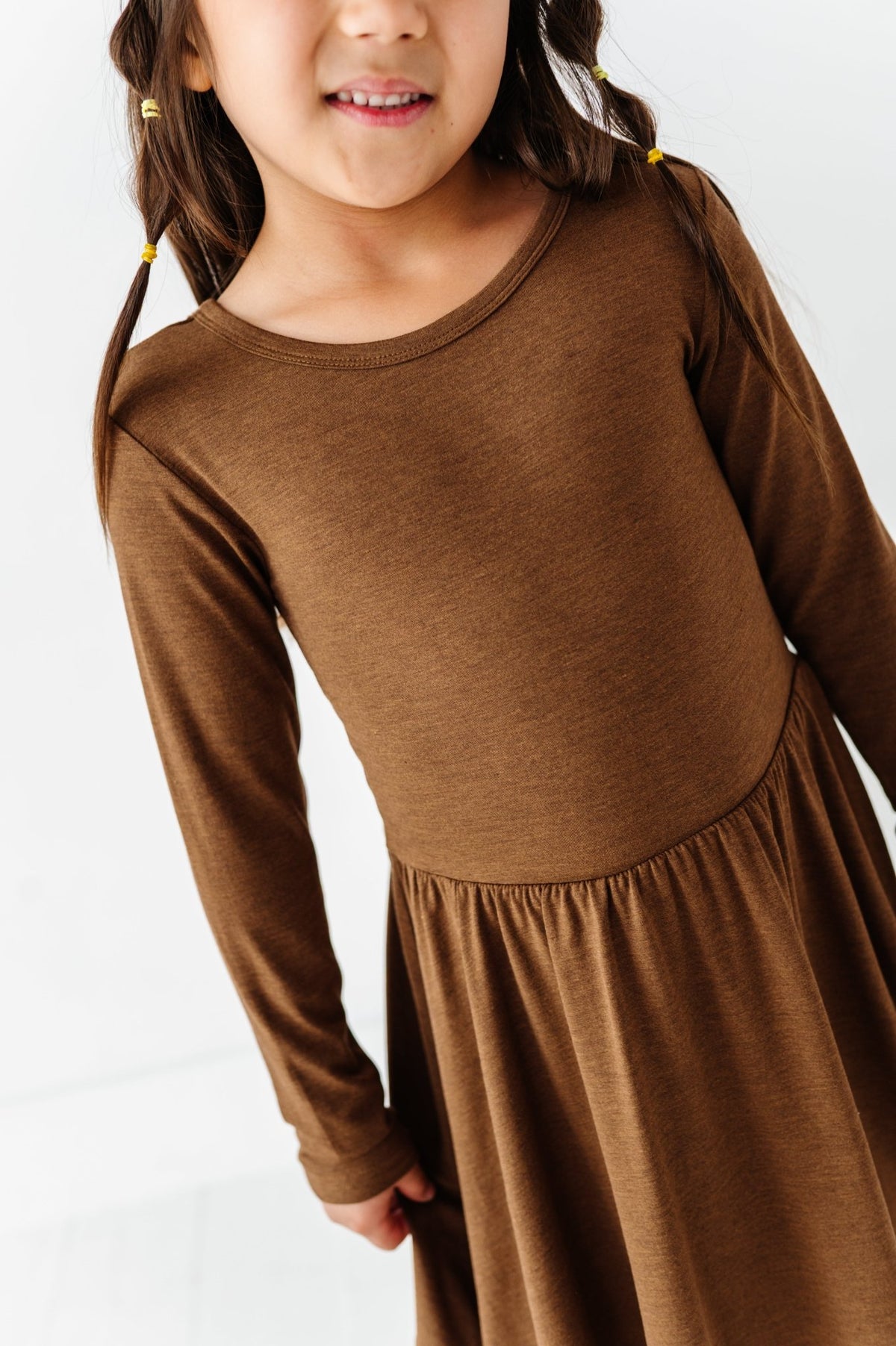 Twirlie Dress - Chestnut - The Sleepy Sloth
