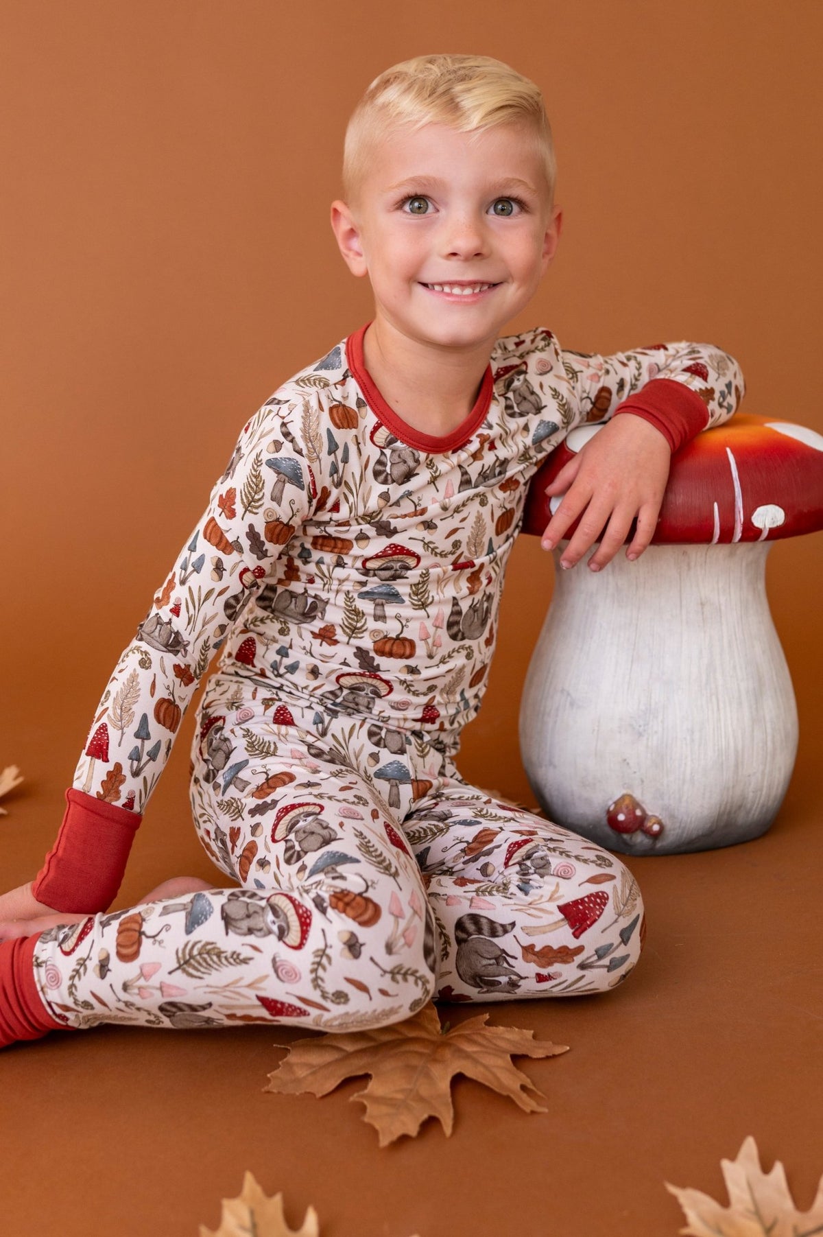 Two Piece Jammies - Autumn Woodland - The Sleepy Sloth
