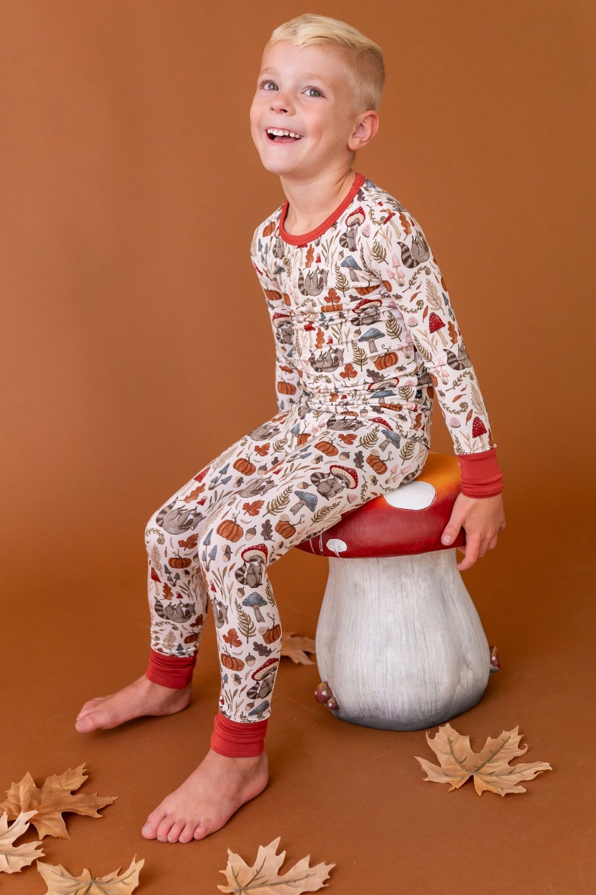 Two Piece Jammies - Autumn Woodland - The Sleepy Sloth