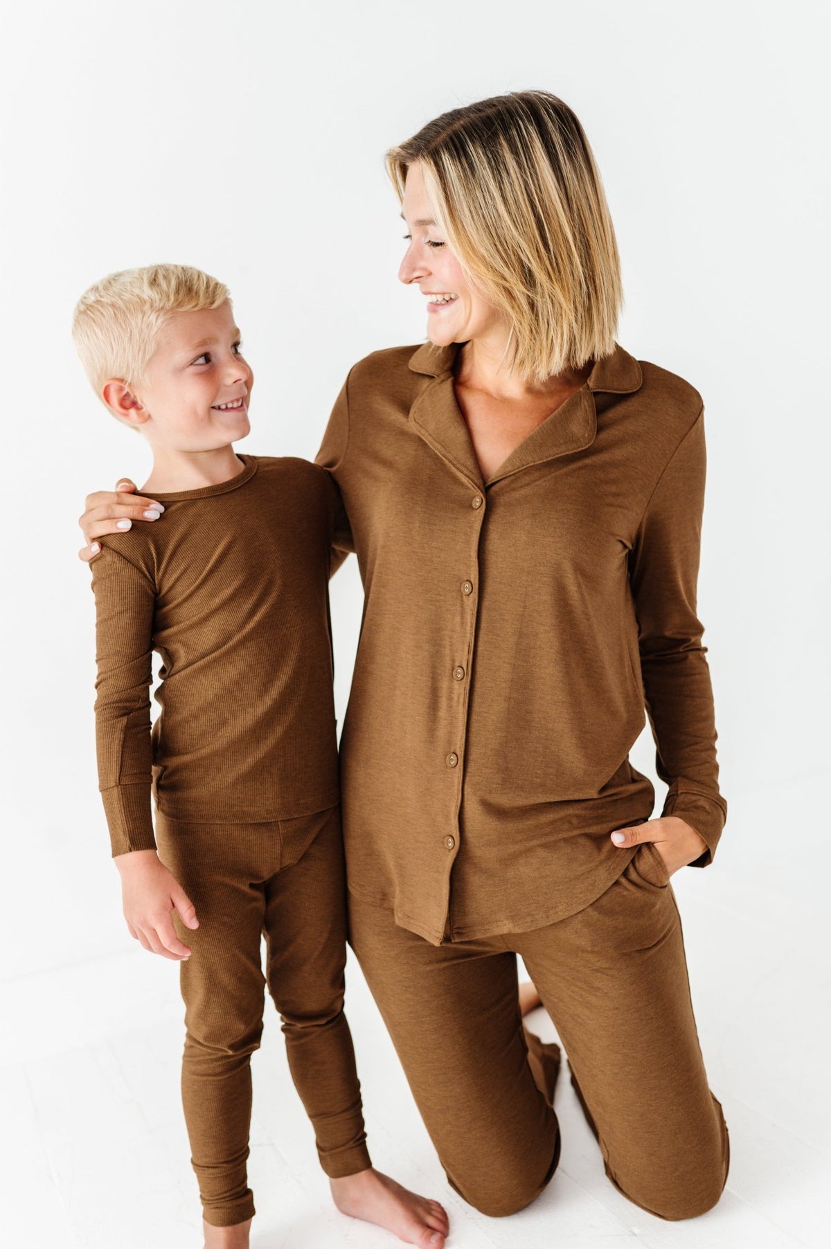 Two Piece Jammies - Chestnut - The Sleepy Sloth