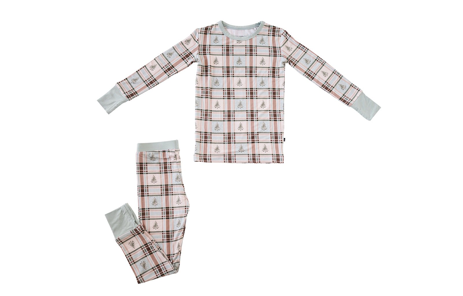 TWO PIECE JAMMIES - HOLIDAY PLAID - The Sleepy Sloth