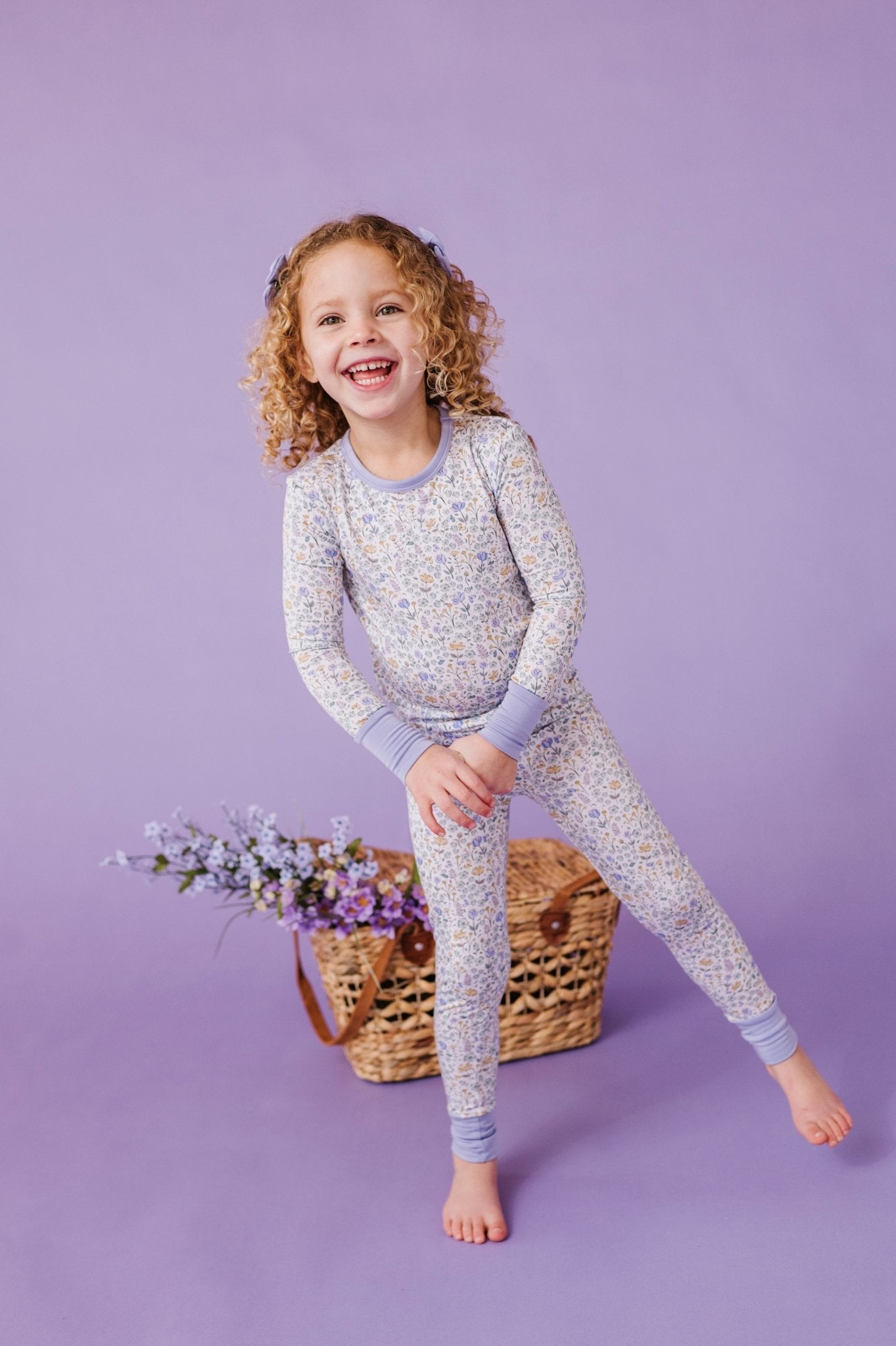 TWO PIECE JAMMIES - LILAC VALLEY - The Sleepy Sloth