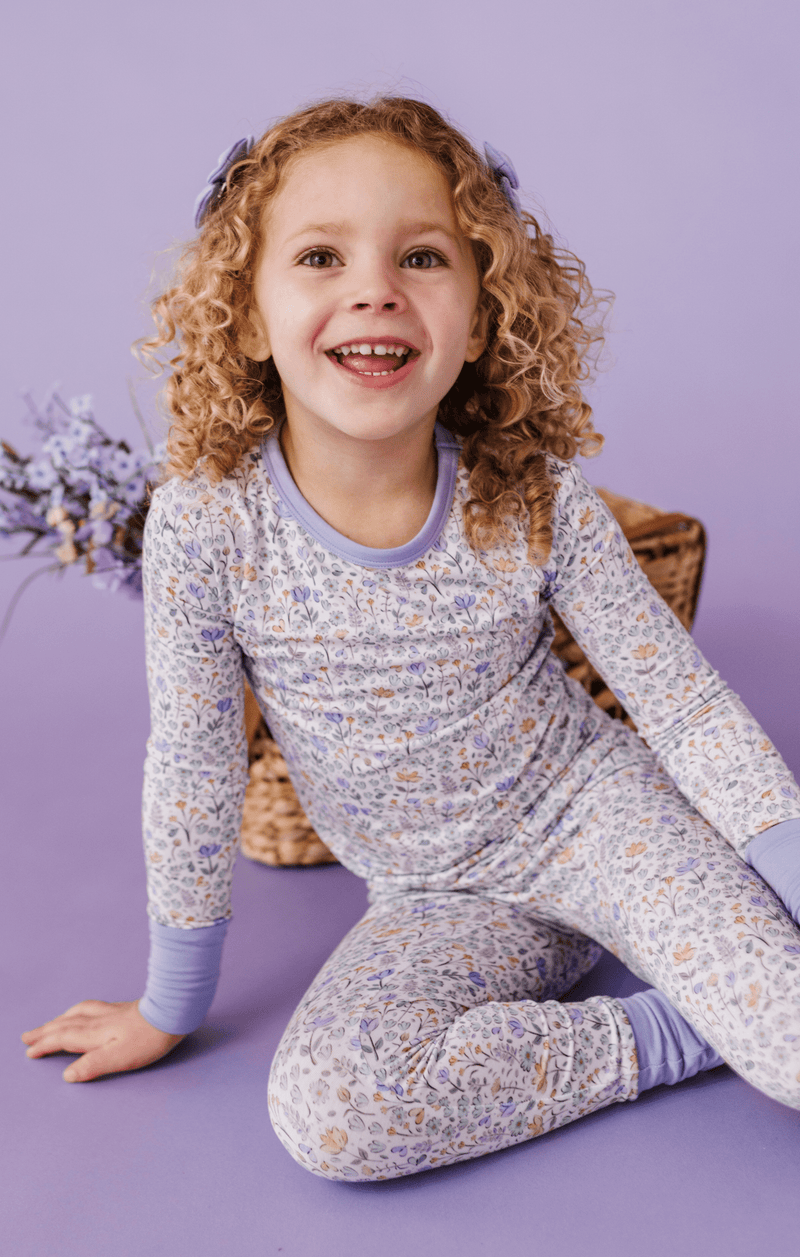 TWO PIECE JAMMIES - LILAC VALLEY - The Sleepy Sloth