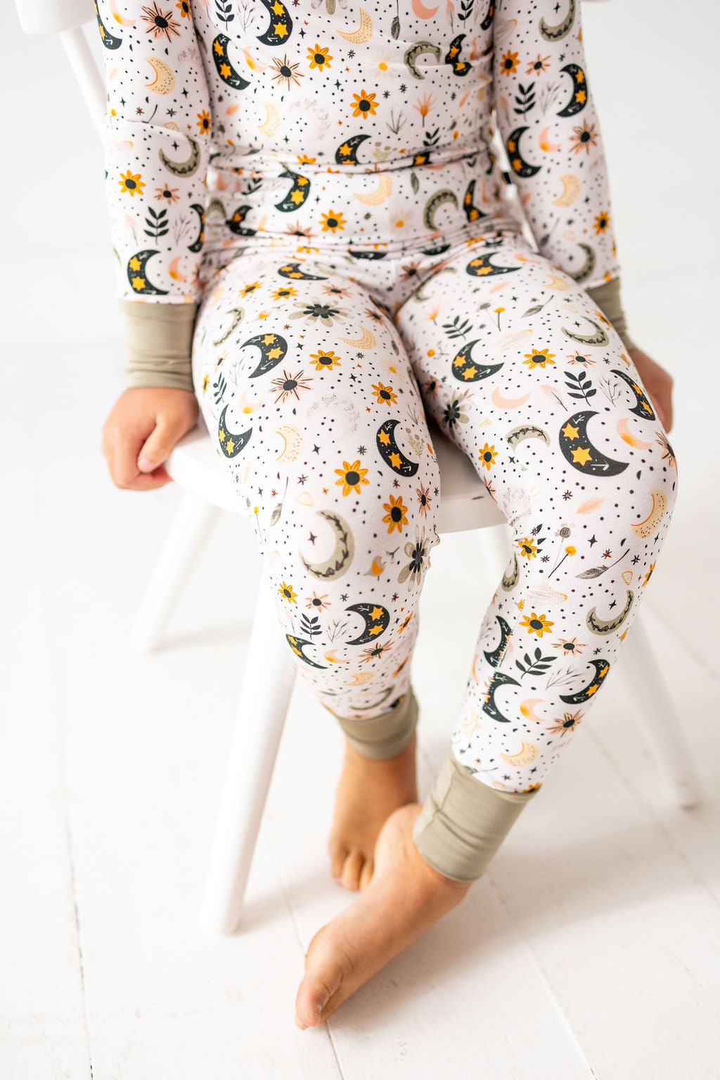 TWO PIECE JAMMIES - LUNAR BLOSSOM - The Sleepy Sloth