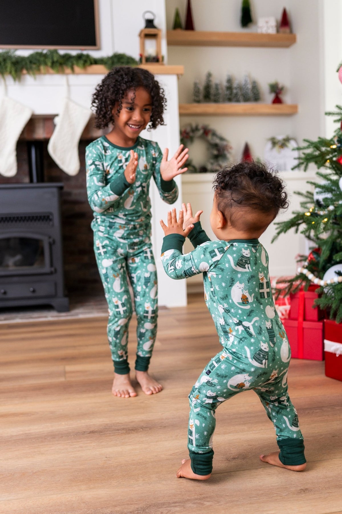 Two Piece Jammies - Meowy & Bright - The Sleepy Sloth
