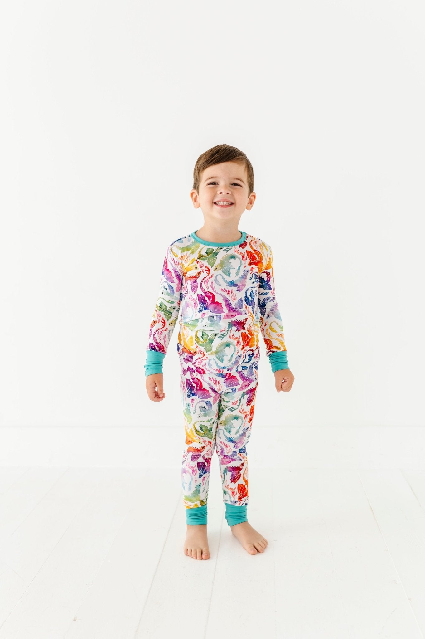 Two Piece Jammies - RAINBOW TAILS - The Sleepy Sloth