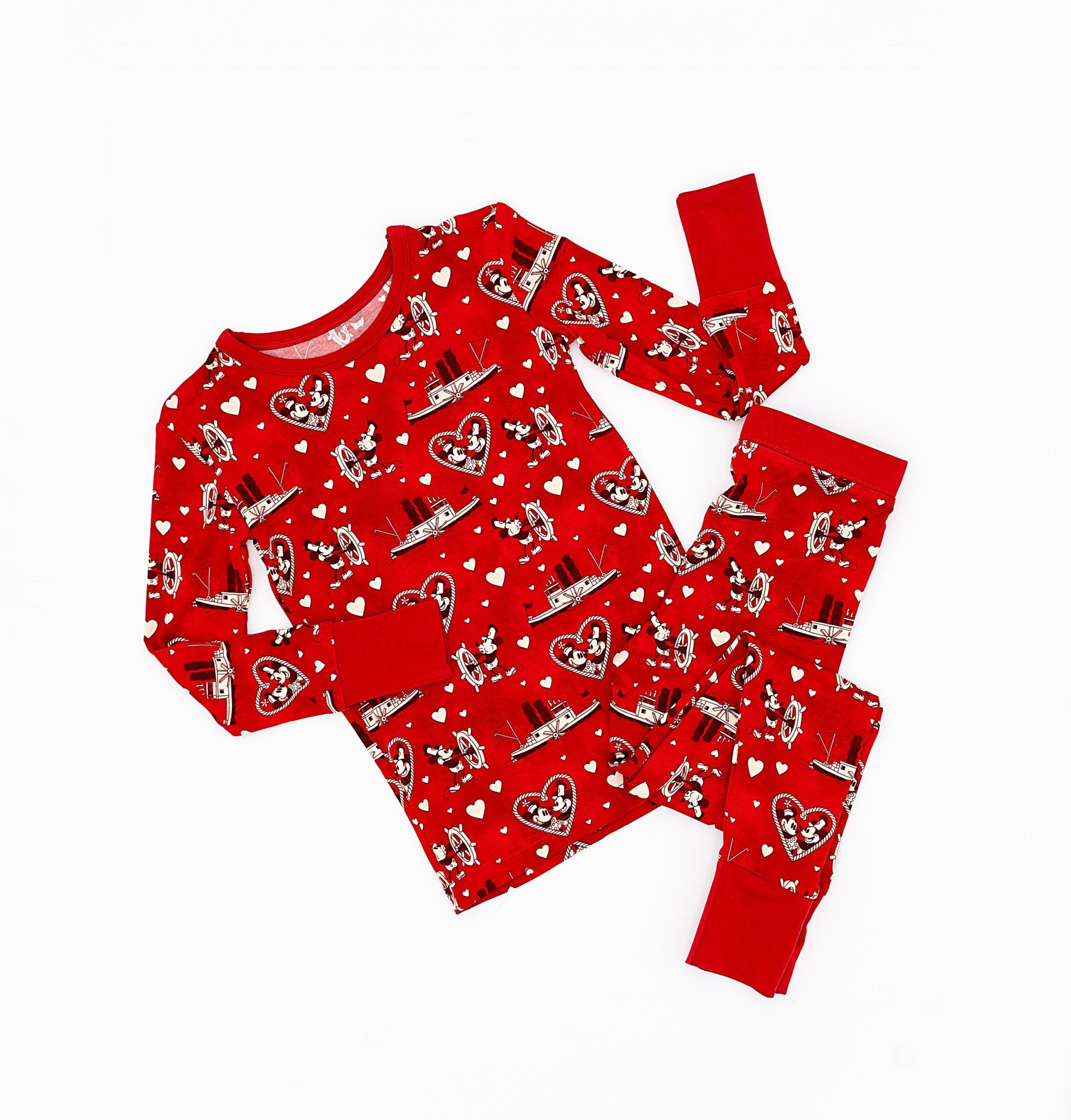 TWO PIECE JAMMIES - STEAMBOAT SWEETHEARTS - The Sleepy Sloth
