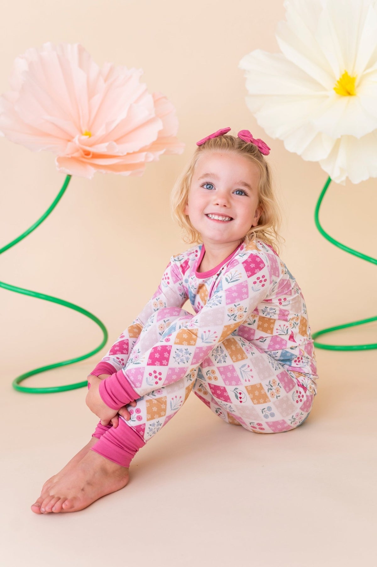 Two Piece Jammies - Stitched In Bloom - The Sleepy Sloth