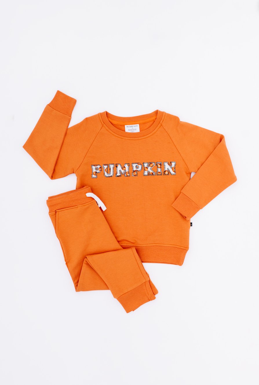 TWO PIECE JOGGER SET - PUMPKIN PATCH 2.0 - The Sleepy Sloth