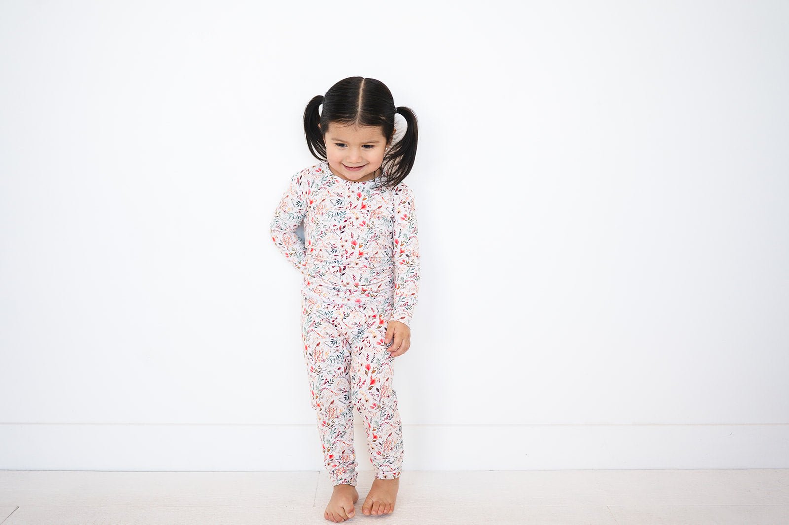 TWO PIECE RIBBED JAMMIES - FALL FOLIAGE - The Sleepy Sloth