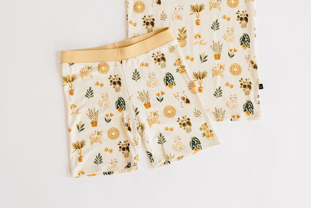 TWO PIECE SHORT JAMMIES - WHISKERS & WALLFLOWERS - The Sleepy Sloth