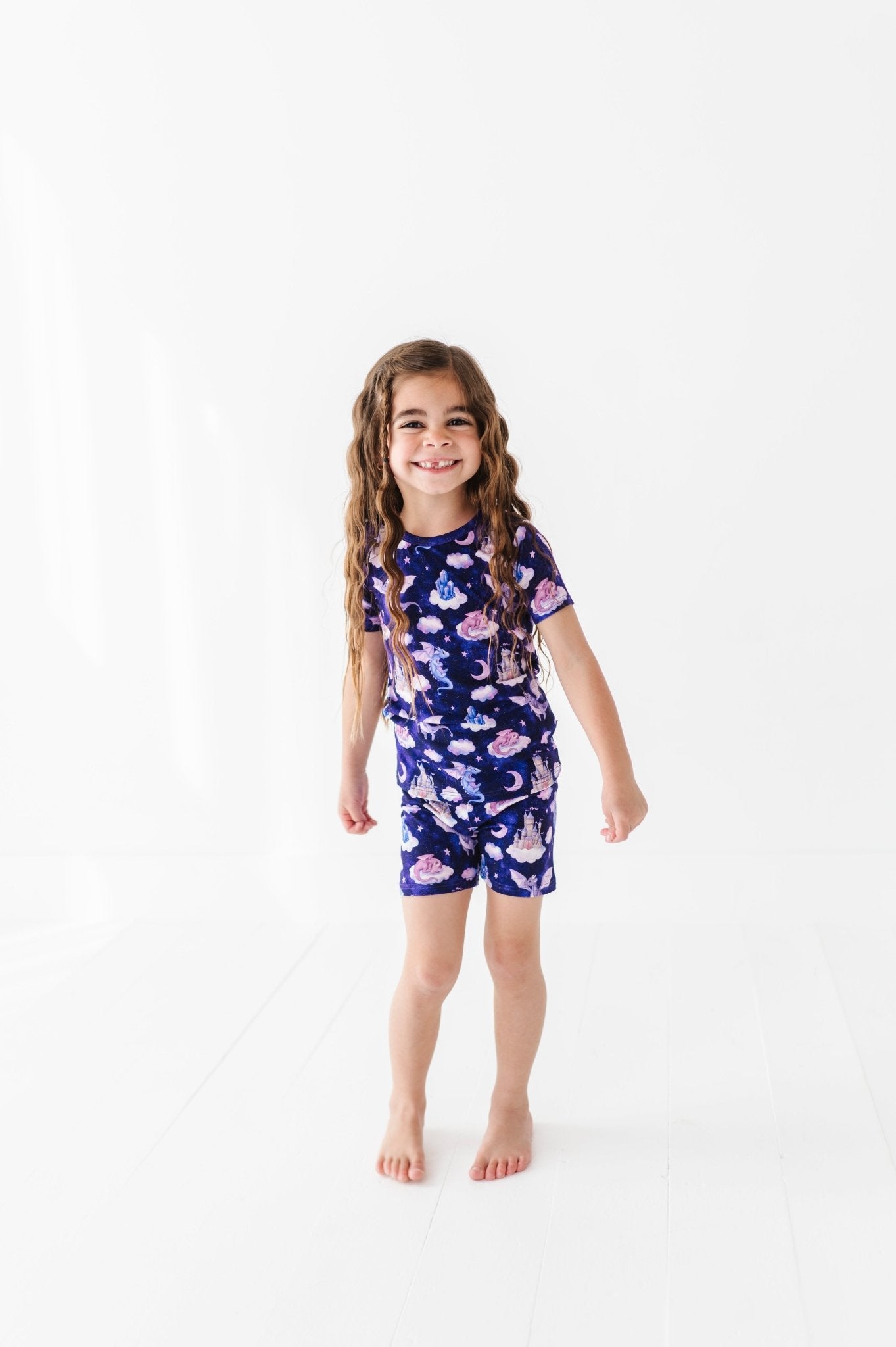 TWO PIECE SHORT SLEEVE WITH SHORTS JAMMIES - PRISMA - The Sleepy Sloth
