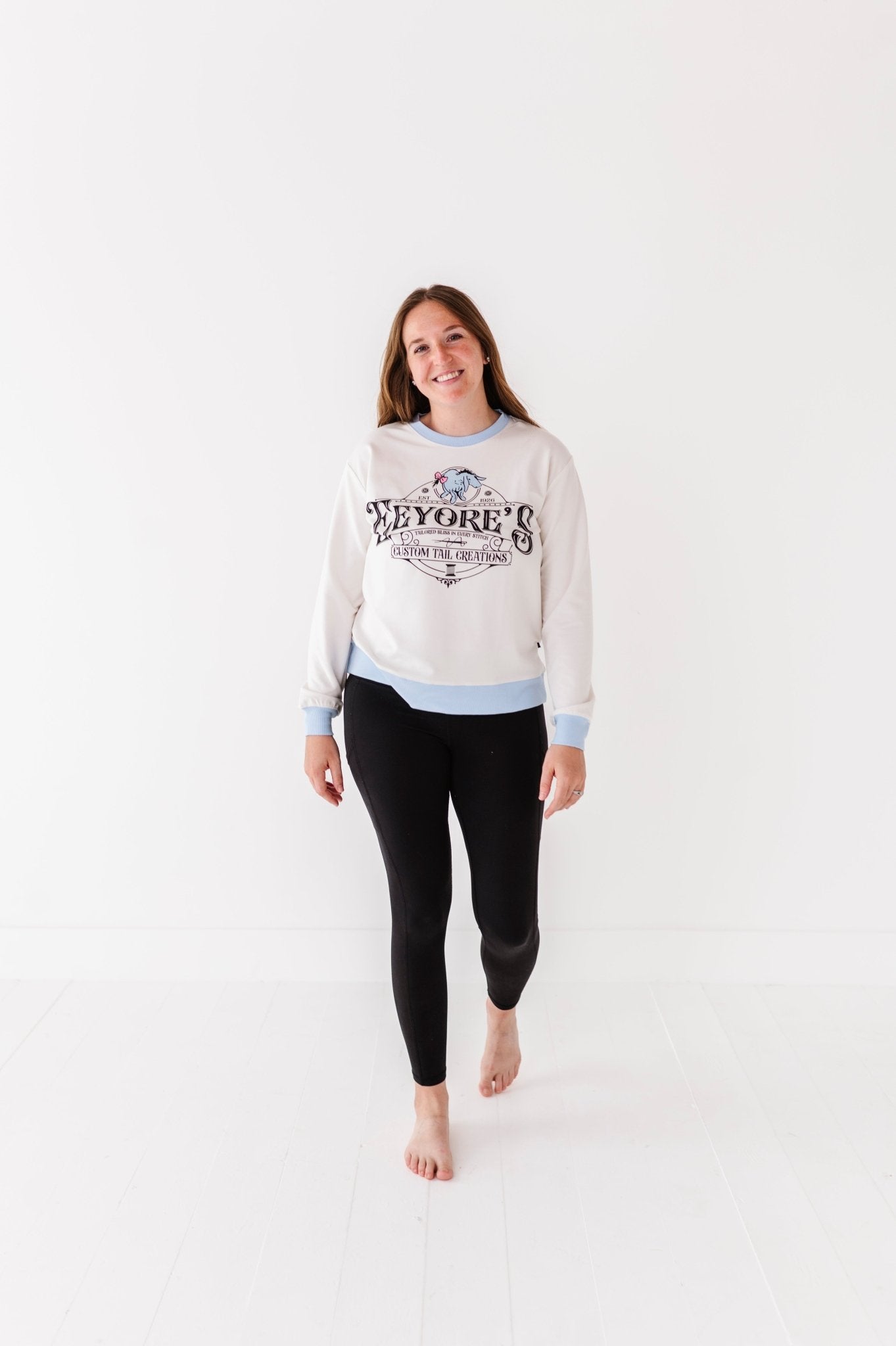 WOMENS GRAPHIC CREWNECK - EEYORE THE BEST - The Sleepy Sloth