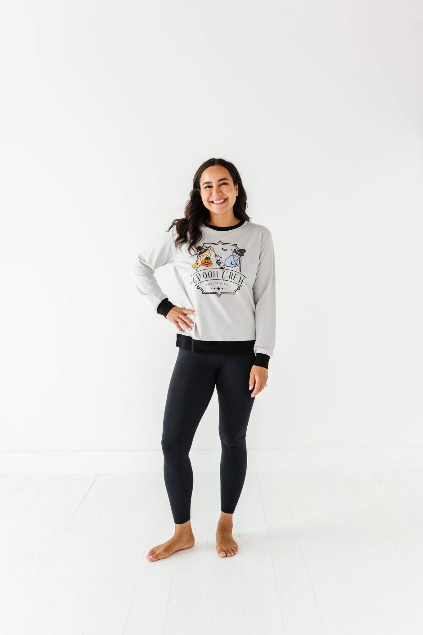 WOMENS GRAPHIC CREWNECK - POOH CREW - The Sleepy Sloth
