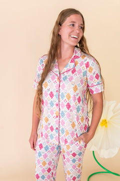 Women's Luxe Pajama Set - Stitched In Bloom